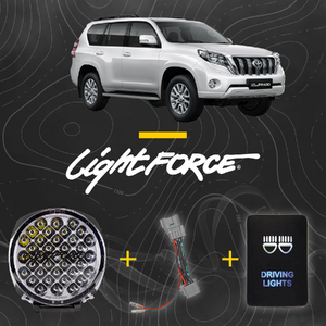 Lightforce - Genesis LED Driving Light Kit to suit Toyota Prado 150 Series (with Bi-LED Headlights)