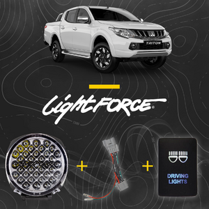 Lightforce - Genesis LED Driving Light Kit to suit Mitsubishi Triton MQ 2015 - 2018