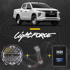 Lightforce - Genesis LED Driving Light Kit to suit Mitsubishi Triton MR 2018 - Onwards