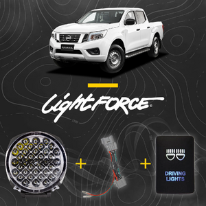 Lightforce - Genesis LED Driving Light Kit to suit Nissan Navara NP300 2014 - 2019