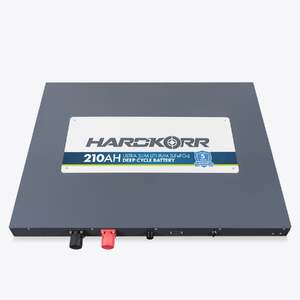 HARDKORR 210AH ULTRASLIM LITHIUM LIFEPO4 BATTERY WITH Bluetooth
