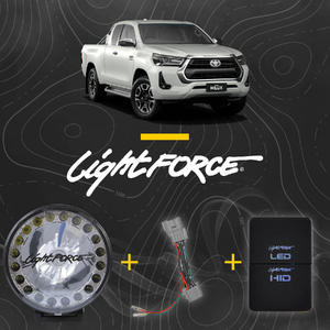 Lightforce - HTX2 Hybrid Driving Light Kit to suit Toyota Hilux 2021 - Onwards