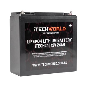 iTechWorld 24AH Lithium Deep Cycle Battery (12V)