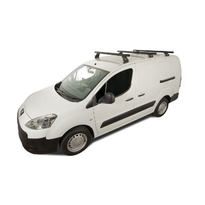 Rhino-Rack JA0694 Heavy Duty RLTF Black 3 Bar Roof Rack for CITROEN Berlingo II 4DR Van (01/2009-12/2018)