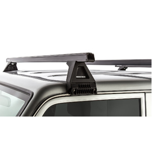 Rhino-Rack JA0834 Heavy Duty RL150 Black 3 Bar Roof Rack for TOYOTA Land Cruiser 76 Series 4DR 4WD (03/2007-Current)