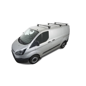 Rhino-Rack JA5417 Vortex RLTP Black 3 Bar Roof Rack for FORD Transit Custom Gen1 SWB 2DR Van (01/2014-12/2023)