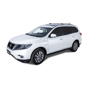 Rhino-Rack JA7952 Vortex StealthBar Silver 2 Bar Roof Rack for NISSAN Pathfinder Gen4 (R52) With Raised Rail 5DR SUV (01/2013-12/2022)