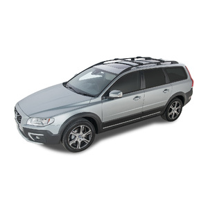 Rhino-Rack JA7969 Vortex StealthBar Black 2 Bar Roof Rack for VOLVO XC70 With Roof Rails 5DR Wagon (12/2007-12/2015)