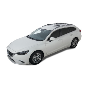 Rhino-Rack JA7970 Vortex StealthBar Black 2 Bar Roof Rack for MAZDA Mazda 6 With Roof Rails 4DR Wagon (12/2012-Current)
