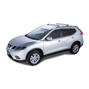 Rhino-Rack JA7973 Vortex StealthBar Black 2 Bar Roof Rack for NISSAN X-Trail Gen3 T32 With Roof Rails 5DR SUV (01/2014-12/2022)