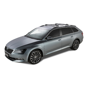Rhino-Rack JA7973 Vortex StealthBar Black 2 Bar Roof Rack for SKODA Superb With Roof Rails 4DR Wagon (03/2016-Current)