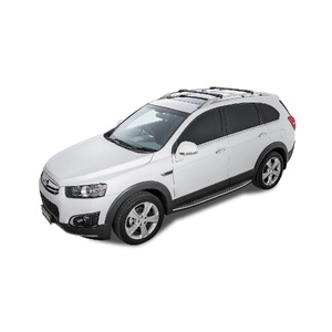 Rhino-Rack JA7973 Vortex StealthBar Black 2 Bar Roof Rack for HOLDEN Captiva 7 CG Series II With Roof Rails 4DR Wagon (02/2011-Current)