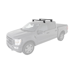 Rhino-Rack JA8135 Heavy Duty 2500 Black 2 Bar Roof Rack for CHEVROLET Silverado 1500 Gen4 Double Cab 4DR Ute (01/2019-Current)