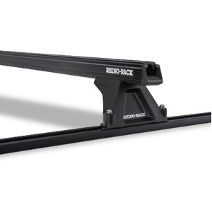Rhino-Rack JA8730 Heavy Duty RLTF Trackmount Black 2 Bar Roof Rack for TOYOTA Tarago Single Sliding Door (Excl. Sun Roof) 4DR Van (09/1990-06/2000)