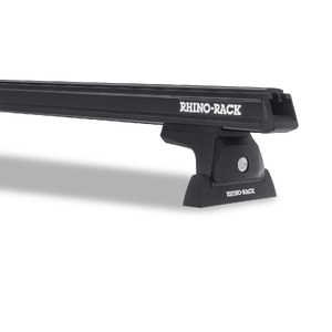Rhino-Rack JA9098 Heavy Duty RLT600 Black 3 Bar Roof Rack for VOLKSWAGEN Transporter Crewvan T6 SWB (Standard Roof) 5DR Van (12/2015-Current)