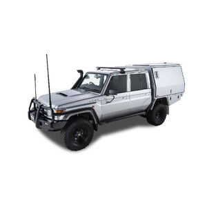 Rhino-Rack Heavy Duty RL110 Black 1 Bar Roof Rack for TOYOTA Land Cruiser 79 series 4th Facelift Double Cab 4DR 4WD (01/2023-Current) - JA9221