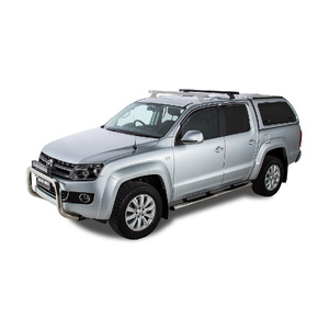 Rhino-Rack JA9467 Heavy Duty RCH Black 1 Bar Roof Rack (Rear) for VOLKSWAGEN Amarok 2H Dual Cab 4DR Ute (01/2011-12/2023)