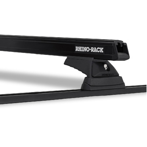 Rhino-Rack JB0050 Heavy Duty RCL Trackmount Black 2 Bar Roof Rack for TOYOTA Tarago 4DR Van (07/2000-02/2006)