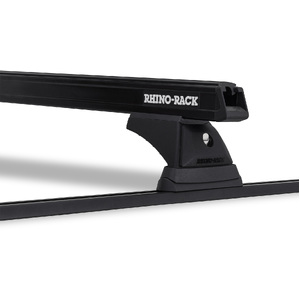 Rhino-Rack JB0832 Heavy Duty RCH Trackmount Black 2 Bar Roof Rack for FORD Ranger PK Dual Cab 4DR Ute (04/2009-08/2011)
