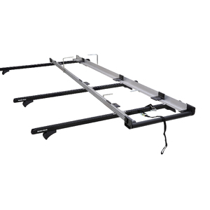Rhino-Rack JC-00895 Multislide 4.0m Ladder Rack &amp; 680mm Roller for TOYOTA Hiace Gen 5 SLWB 2DR Van (03/2005-05/2019)