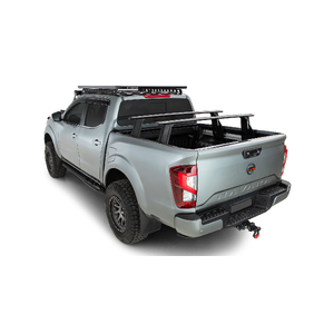 Rhino-Rack JC-01286 Reconn-Deck 2 Bar Vortex Ute Tub System for NISSAN Navara ST-X NP300 Dual Cab 4DR Ute (01/2015-Current)