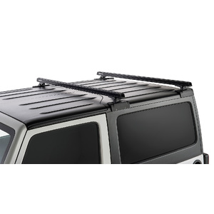 Rhino-Rack JC-01322 Heavy Duty RCL Black 2 Bar Rhino-Rack Backbone Roof Rack for JEEP Wrangler JK Hard Top 2DR 4WD (02/2011-03/2019)