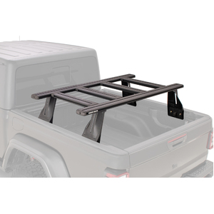 Rhino-Rack JC-01487 Reconn-Deck 2 Bar Ute Tub System &amp; 4 NS Bars for RAM 1500 Gen5 DT (5'7 BED WITH RAMBOX) &amp; Utility Tracks installed Quad Cab 4DR Ut