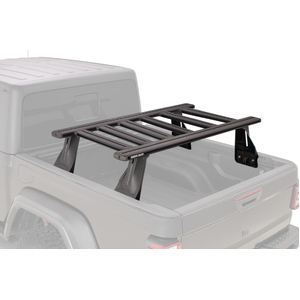 Rhino-Rack JC-01488 Reconn-Deck 2 Bar Ute Tub System & 6 NS Bars for RAM 1500 Gen5 DT (5'7 BED WITH RAMBOX) & Utility Tracks installed Quad Cab 4DR Ut
