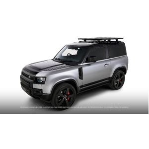 Rhino-Rack JC-01595 Pioneer 6 Platform (1300 x 1240mm) &amp; RCL-RCH legs for LAND ROVER Defender 90 L663 With Factory Track 2DR SUV (01/2021-Current)