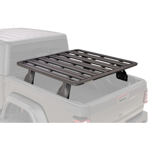 Rhino-Rack JC-01626 Reconn-Deck Pioneer Platform Ute Tub System (1300 x 1430mm) for JEEP Gladiator JT &amp; Trail Rails installed 4DR Ute (01/2020-Current