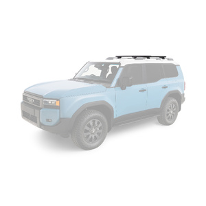 Rhino-Rack JC-04570 Sportz RX Black 2 Bar Roof Rack for PEUGEOT 4007 With Roof Rails 5DR Wagon (10/2009-Current)