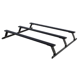 Chevrolet Silverado Crew Cab / Short Load Bed (2007 - Current) Triple Load Bar Kit by Front Runner - KRCS006