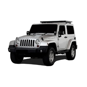 Jeep Wrangler JK 2 Door (2007-2018) Extreme Slimline II 1/2 Roof Rack Kit by Front Runner - KRJW002T