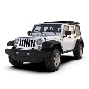 Jeep Wrangler JK 4 Door (2007-2018) Extreme Slimline II 1/2 Roof Rack Kit by Front Runner - KRJW004T