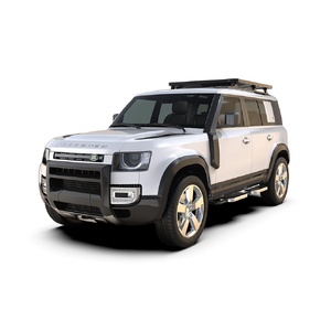 Land Rover New Defender(2020-Current) 110 w/OEM Tracks Slimline II Roof Rack Kit by Front Runner - KRLD037T