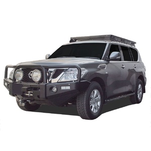 Nissan Patrol/Armada Y62 (2010-Current) Slimline II Roof Rack Kit by Front Runner - KRNP011T