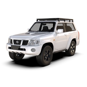 Nissan Patrol Y61 3 Door (1998-2010) Slimline II Roof Rack Kit by Front Runner - KRNP012T