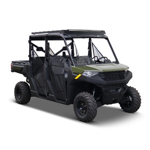 Polaris Ranger 1000 Crew Cab (2018-Current) Slimsport Roof Rack Kit / Lightbar Ready by Front Runner - KSPR004T