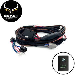 Lightforce Beast Driving Light Wiring Harness for Toyota Hilux N80 2015 - 2025 (Factory Halogen Globe)