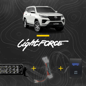 Lightforce - Viper 40" Dual Row LED Light Bar Kit to suit Toyota Fortuner 2021 - Onwards