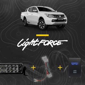 Lightforce - Viper 40" Dual Row LED Light Bar Kit to suit Mitsubishi Triton MQ 2015 - 2018