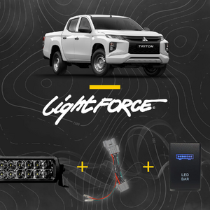 Lightforce - Viper 40" Dual Row LED Light Bar Kit to suit Mitsubishi Triton MR 2018 - Onwards
