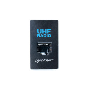 Lightforce RJ45 Passthrough Adaptor for Toyota Landcruiser 70 Series 2009 - 2023 in Air Con Panel (Cyan)