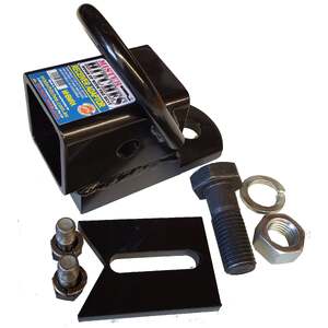 Mister Hitches Ball Mount Receiver Adaptor With Anti-Swivel Plate