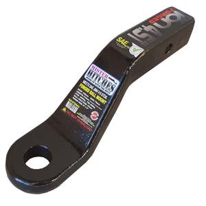 Mister Hitches Forged Ball Mount 4" Drop 4.5T Gtw 1 1/4" Ball Hole 216Mm Length