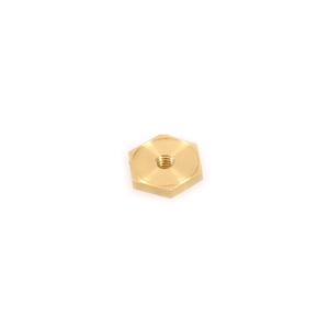 Rhino-Rack N042K-BP - M6 x 20.57mm Brass Hex Spigot Nut (8 Pack)
