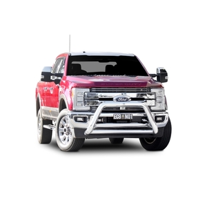 ECB Silver Hammertone Nudge Bar to suit Ford F250 Super Duty Limited 06/18 - Onwards