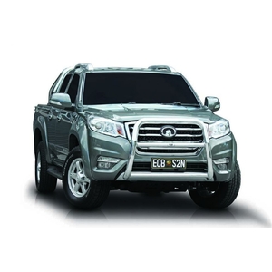 ECB Black Ripple Nudge Bar - Series 2 to suit Great Wall Steed Dual Cab 07/16 - 08/21