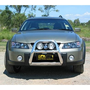 ECB Black Ripple Nudge Bar - Series 2 to suit Holden Commodore VY Aventra 2003 - 2004