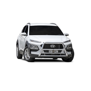 ECB Black Ripple Nudge Bar - Series 2 to suit Hyundai Kona Ex Highlandr 09/17 - 10/20